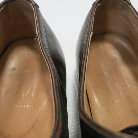 3D M Lifestyles 8 Monk Strap Oil Tanned Leather Oxfords Shoes Mens sz US 9 - Picture 6 of 7